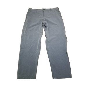 Kitsbow Cycling Commuter Pants Men's Size 36 Gray Casual Stretch Chino (35x30.5)